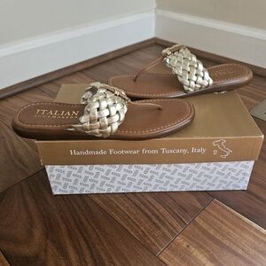NIB Italian Shoemakers Sandals, sz 7.5